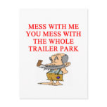 redneck hillbilly joke postcards