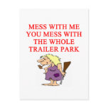 redneck hillbilly joke postcards