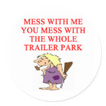 redneck hillbilly joke stickers