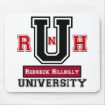 Redneck Hillbilly University mousepads