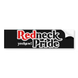 Redneck Pride Yeehaw Parody bumper stickers
