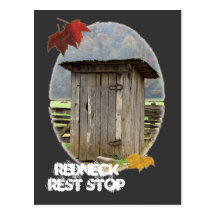 Redneck Rest Stop Post Card