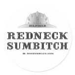 Redneck Sumbitch, Oil Field Sticker,Hard Hat,Oil
