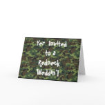 Redneck Wedding cards