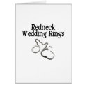 Redneck Wedding Rings cards