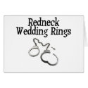 Redneck Wedding Rings cards