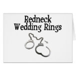 Redneck Wedding Rings cards