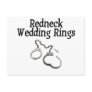 Redneck Wedding Rings Post Cards