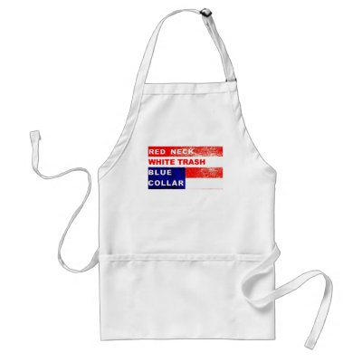 RedNeck White Trash Blue Collar BBQ Apron