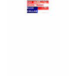 RedNeck White Trash Blue Collar Uniform t-shirts