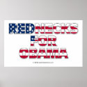 Rednecks for Obama (ssp) Poster posters