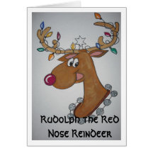 Rednose Reindeer Cards