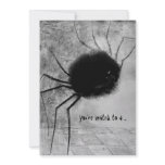 Redon's Smiling Spider Halloween Invitation