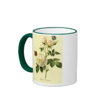 Redoute Print: 'Bengal Rose Hymanee' Mugs