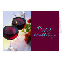 Reds at Afternoon Birthday Greeting Card