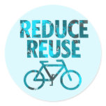 Reduce Reuse Bicycle Sticker