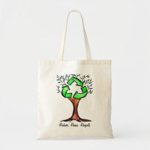 Reduce, Reuse, Recycle Canvas Bag