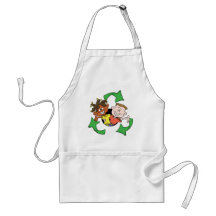 Reduce Reuse Recycle Kids Apron