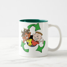 Reduce Reuse Recycle Kids Coffee Mug