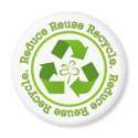 Reduce Reuse Recycle magnets