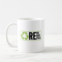 Reduce ReUse Recycle Mug