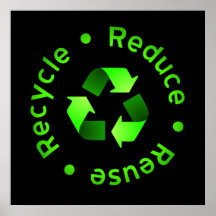 Reduce, Reuse, Recycle Poster