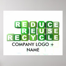REDUCE - REUSE - RECYCLE PRINT