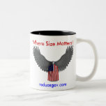 Reducegov.com Coffee Mug Where Size Matters