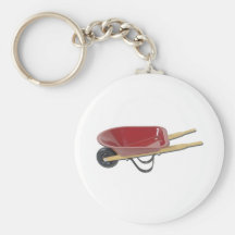RedWheelbarrow050111 Keychain