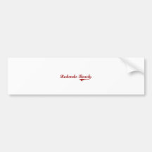 Redwood City California Classic Design Bumper Stickers