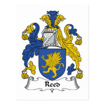 Reed Family Crest Post Cards