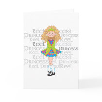Reel Blonde Greeting Card