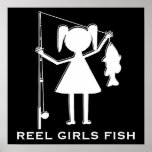 REEL GIRLS FISH - POSTER