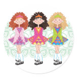 Reel Princesses Round Stickers