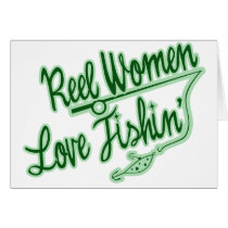 Reel Women Love Fishing womens outdoor cards