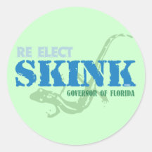 Reelect Skink Sticker