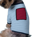 Referee red card pet clothing