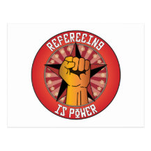 Refereeing Is Power Postcard