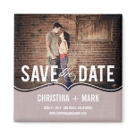 Refined Elegance Save The Date Magnet - Pink