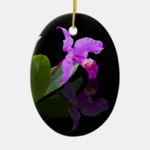 Reflected Beauty Orchid  Ornament