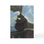 Reflected Train Greeting Card
