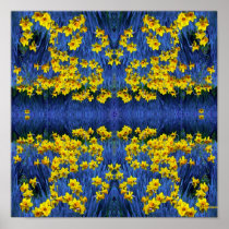 Reflecting Daffodils Print