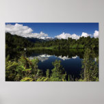 Reflecting Lake Nature Scene Posters