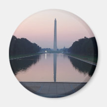 Reflecting Pool Refrigerator Magnet
