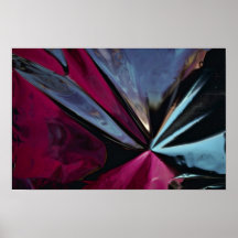 Reflection in aluminium foil posters