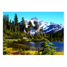 Reflection Lake Business Card Template