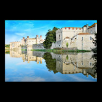 Reflections from a majestic Castle posters