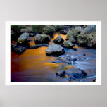 Reflections in a Pennine Stream posters