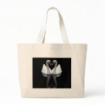 Reflections of Love, Heart Shape, White Swans bags