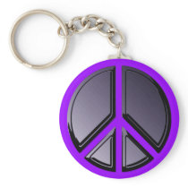 Reflections of Peace Keychain